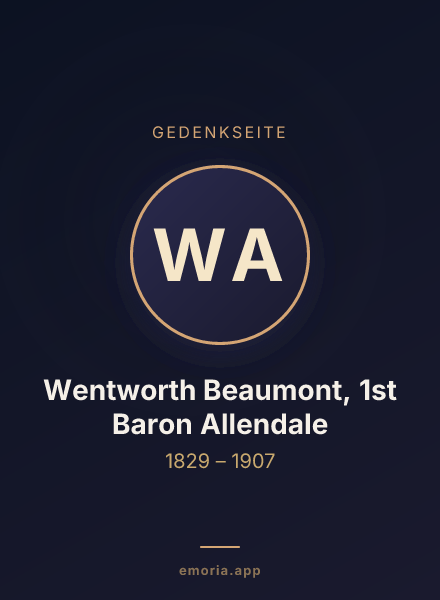 Gedenkportrait von Wentworth Beaumont, 1st Baron Allendale