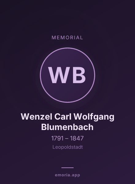 Memorial portrait of Wenzel Carl Wolfgang Blumenbach