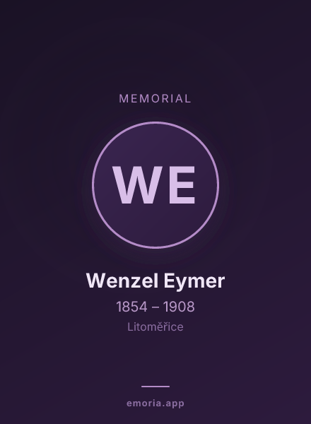 Memorial portrait of Wenzel Eymer