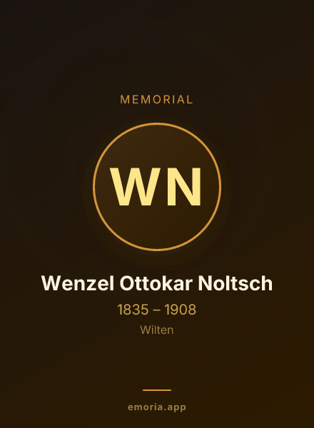 Memorial portrait of Wenzel Ottokar Noltsch