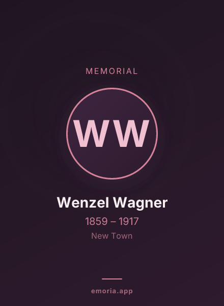Memorial portrait of Wenzel Wagner