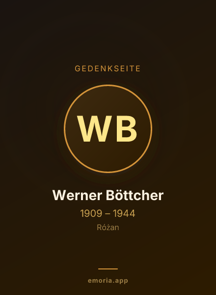Gedenkportrait von Werner Böttcher