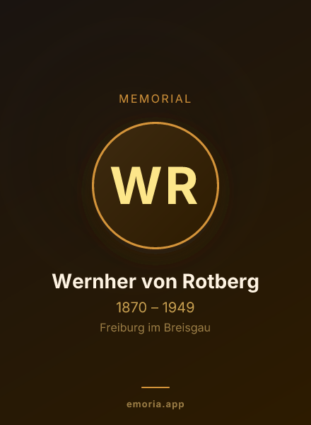 Memorial portrait of Wernher von Rotberg