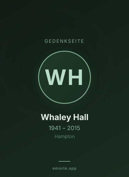 Gedenkportrait von Whaley Hall