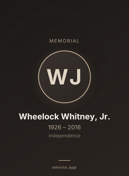 Memorial portrait of Wheelock Whitney, Jr.