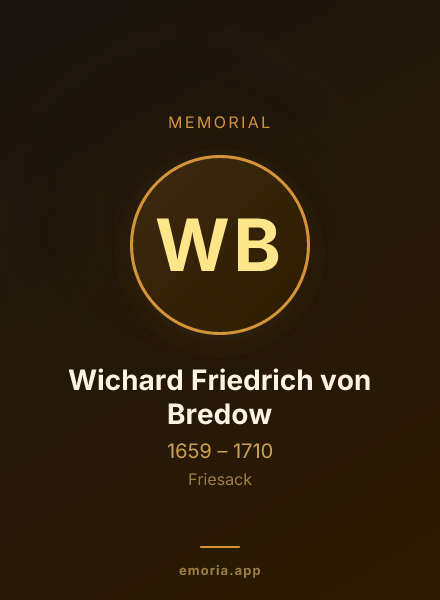 Memorial portrait of Wichard Friedrich von Bredow