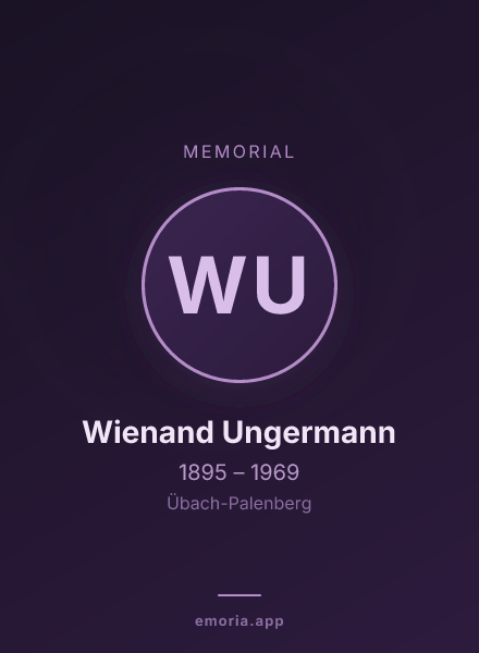 Memorial portrait of Wienand Ungermann