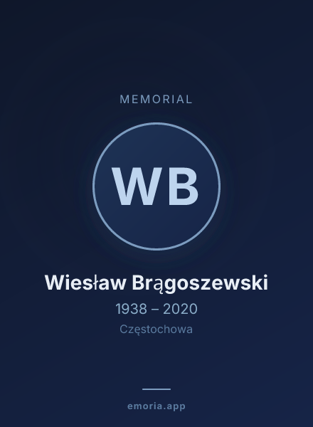 Memorial portrait of Wiesław Brągoszewski
