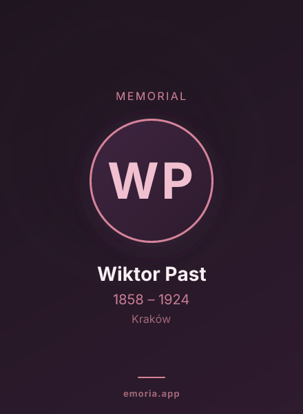 Memorial portrait of Wiktor Past