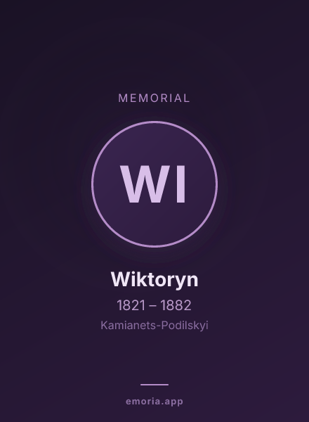 Memorial portrait of Wiktoryn