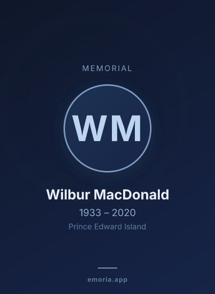 Memorial portrait of Wilbur MacDonald