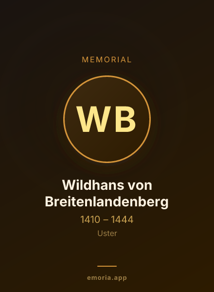 Memorial portrait of Wildhans von Breitenlandenberg