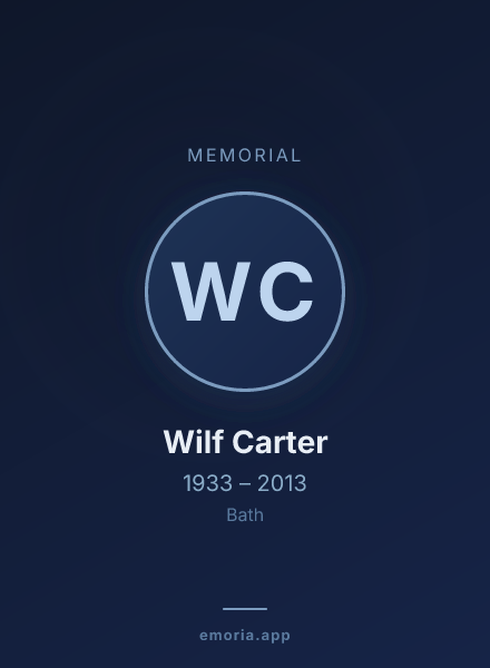 Memorial portrait of Wilf Carter