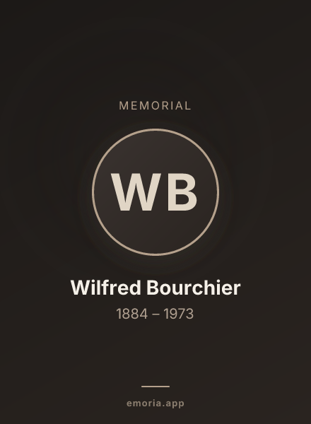 Memorial portrait of Wilfred Bourchier