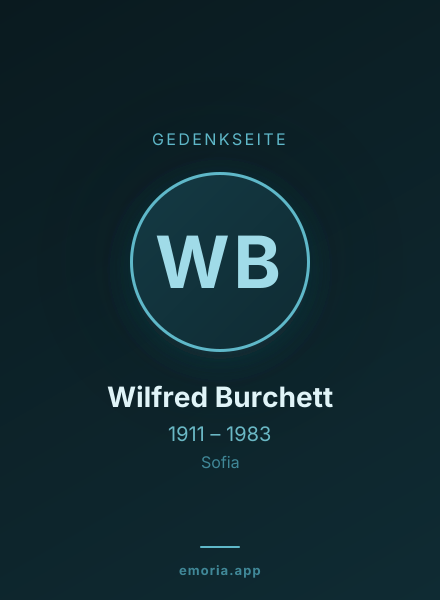 Gedenkportrait von Wilfred Burchett