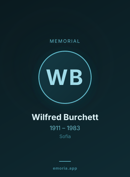 Memorial portrait of Wilfred Burchett