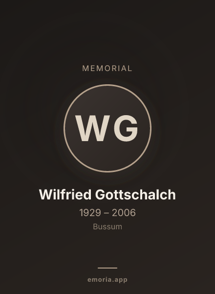 Memorial portrait of Wilfried Gottschalch