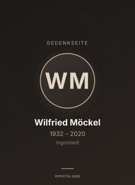 Gedenkportrait von Wilfried Möckel