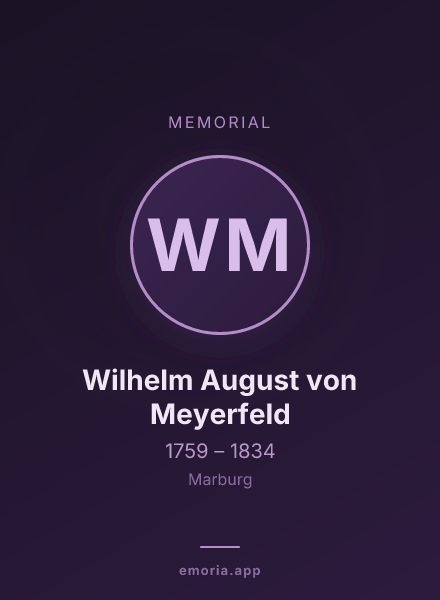 Memorial portrait of Wilhelm August von Meyerfeld