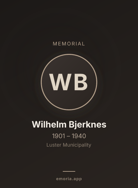 Memorial portrait of Wilhelm Bjerknes