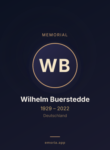 Memorial portrait of Wilhelm Buerstedde