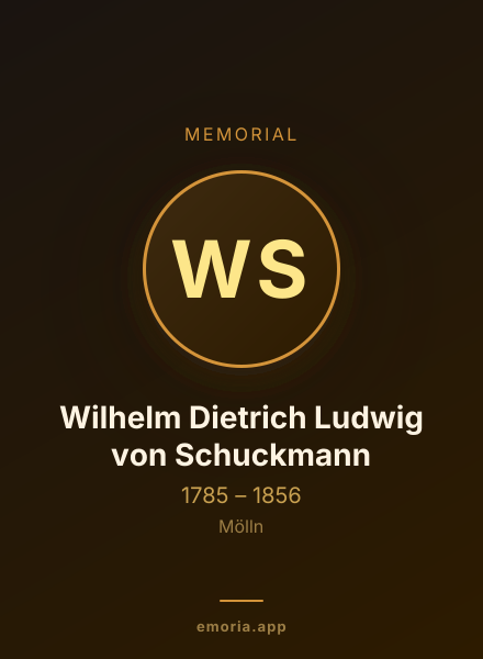 Memorial portrait of Wilhelm Dietrich Ludwig von Schuckmann