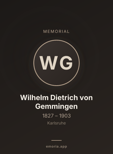 Memorial portrait of Wilhelm Dietrich von Gemmingen