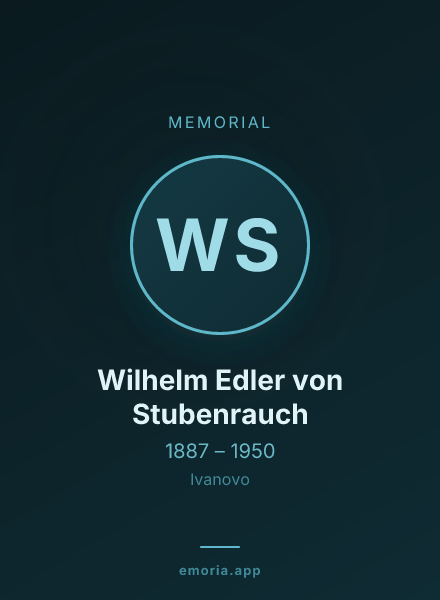 Memorial portrait of Wilhelm Edler von Stubenrauch