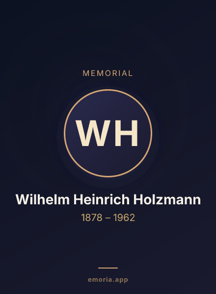 Memorial portrait of Wilhelm Heinrich Holzmann