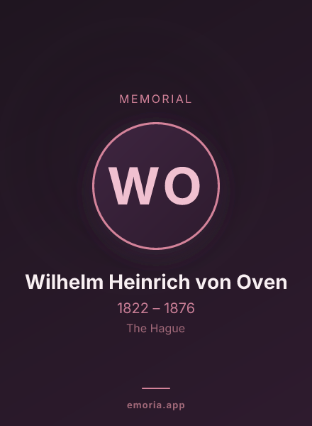 Memorial portrait of Wilhelm Heinrich von Oven