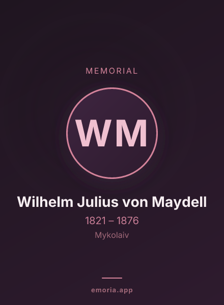 Memorial portrait of Wilhelm Julius von Maydell