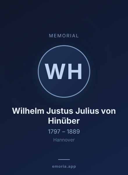 Memorial portrait of Wilhelm Justus Julius von Hinüber