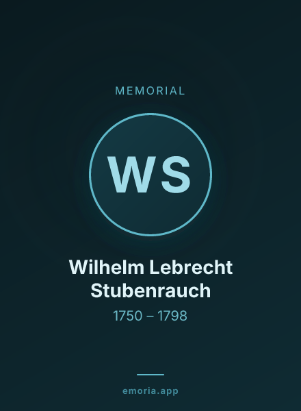Memorial portrait of Wilhelm Lebrecht Stubenrauch