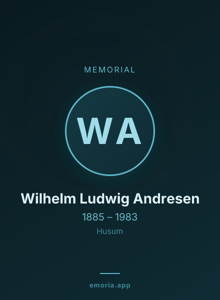 Memorial portrait of Wilhelm Ludwig Andresen