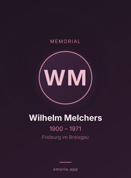 Memorial portrait of Wilhelm Melchers
