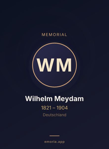 Memorial portrait of Wilhelm Meydam