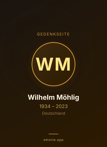Gedenkportrait von Wilhelm Möhlig