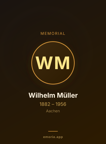 Memorial portrait of Wilhelm Müller