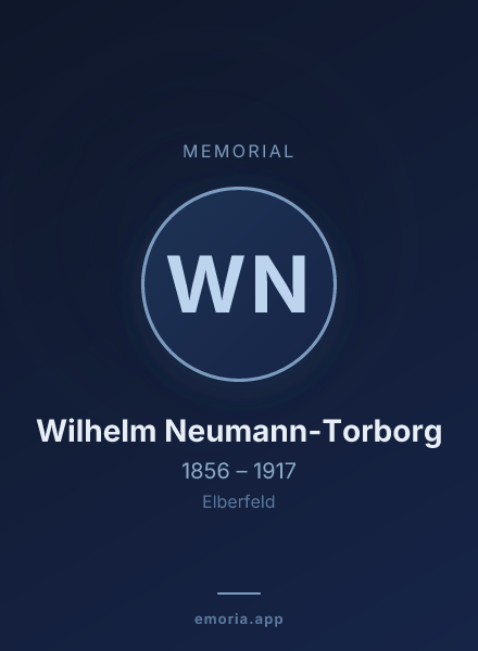 Memorial portrait of Wilhelm Neumann-Torborg