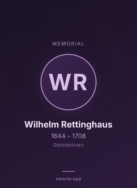 Memorial portrait of Wilhelm Rettinghaus