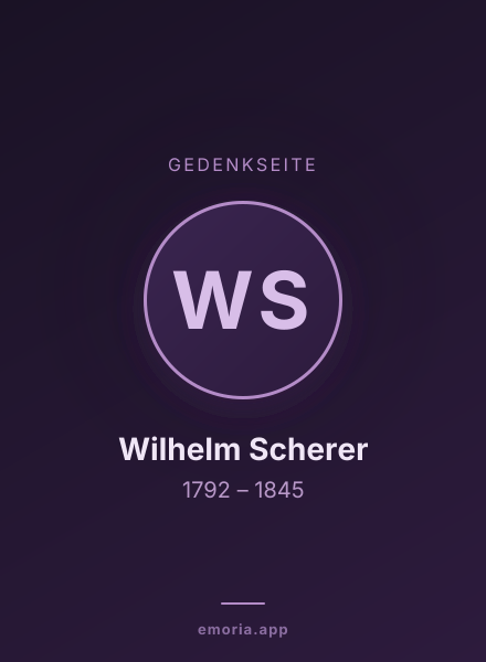 Gedenkportrait von Wilhelm Scherer