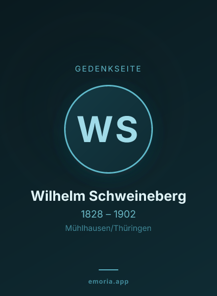 Gedenkportrait von Wilhelm Schweineberg