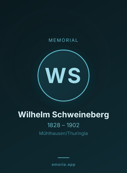 Memorial portrait of Wilhelm Schweineberg