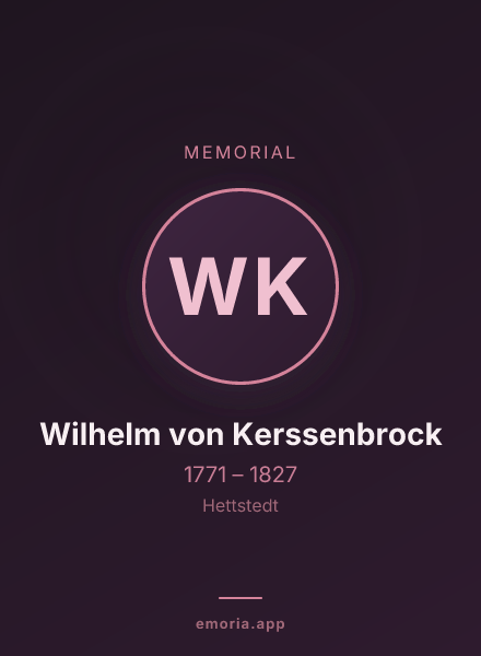 Memorial portrait of Wilhelm von Kerssenbrock