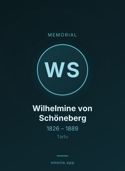 Memorial portrait of Wilhelmine von Schöneberg