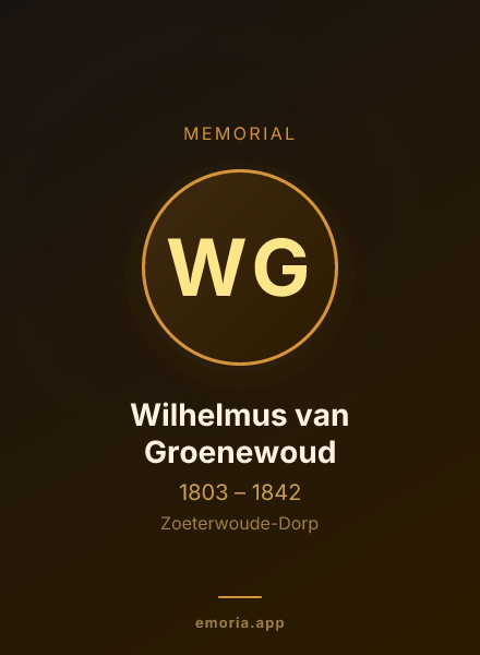 Memorial portrait of Wilhelmus van Groenewoud