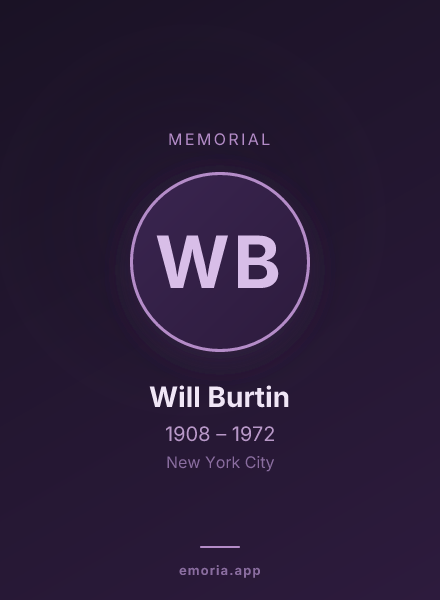 Memorial portrait of Will Burtin
