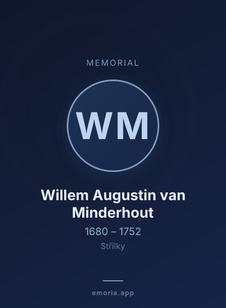Memorial portrait of Willem Augustin van Minderhout