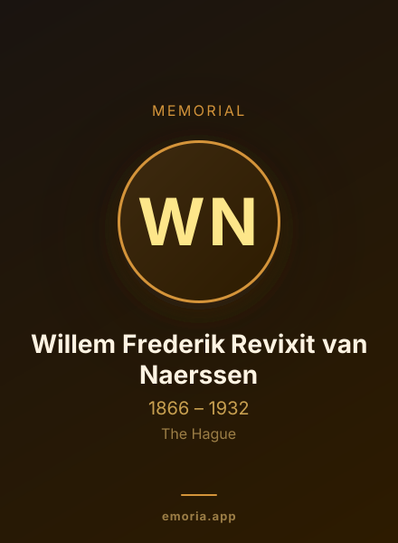 Memorial portrait of Willem Frederik Revixit van Naerssen
