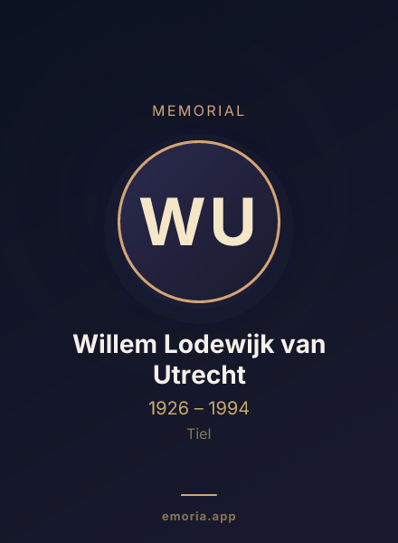 Memorial portrait of Willem Lodewijk van Utrecht
